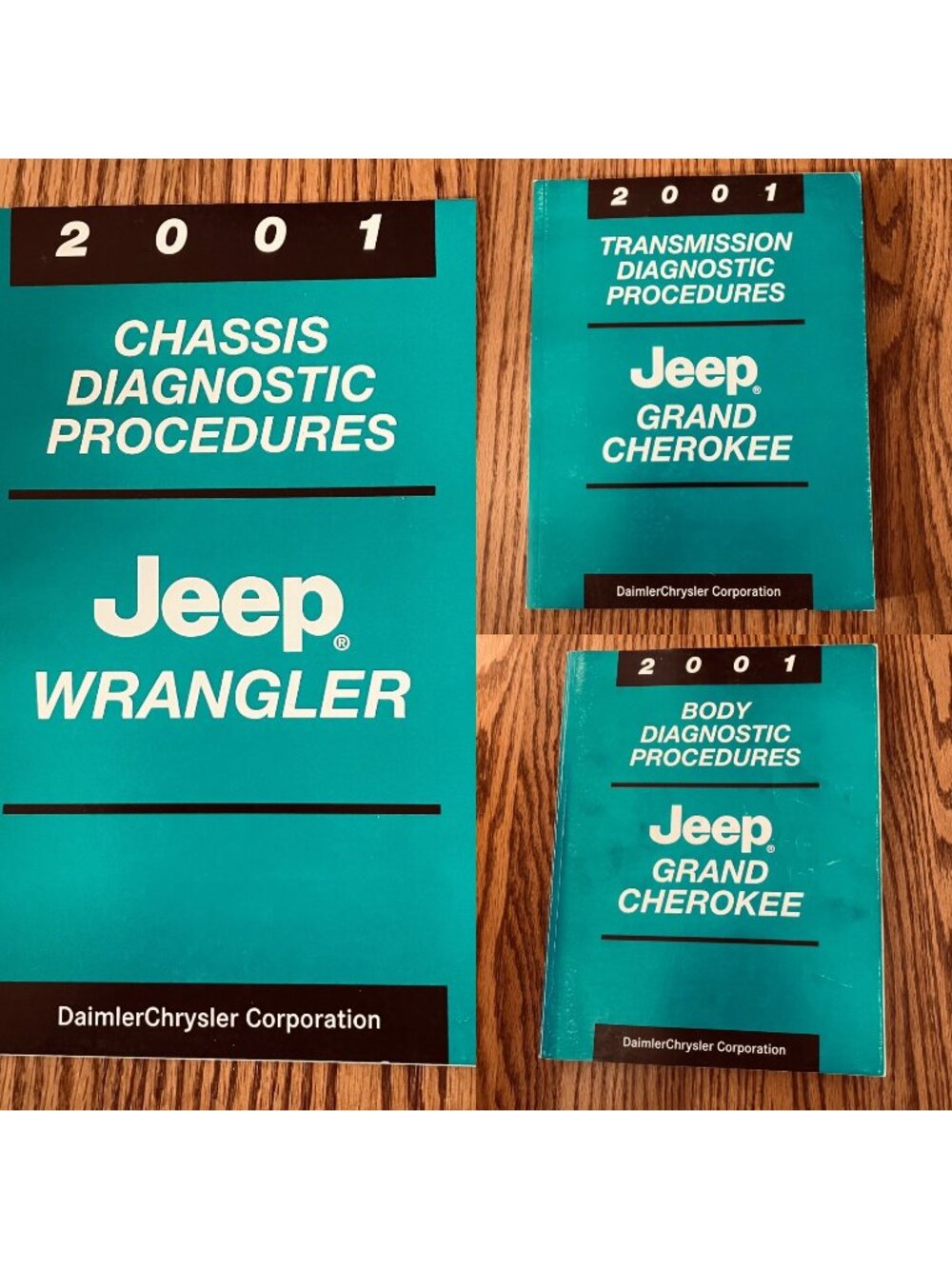 2001 Jeep Grand Cherokee & Jeep Wrangler OEM Diagnostic Procedures Repair Manual